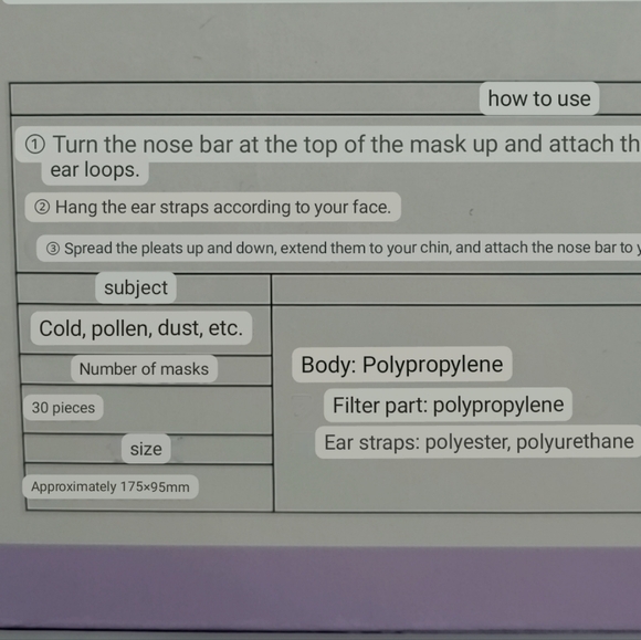 Disney Embossed Mickey & Friends 30 pieces Disposable Face Masks - Picture 8 of 9